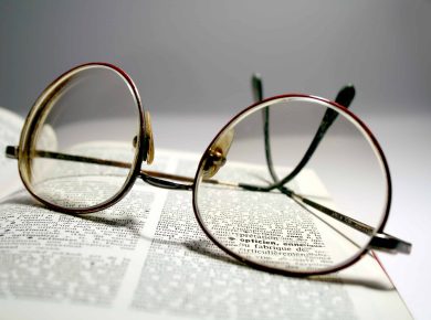 traces nez lunettes